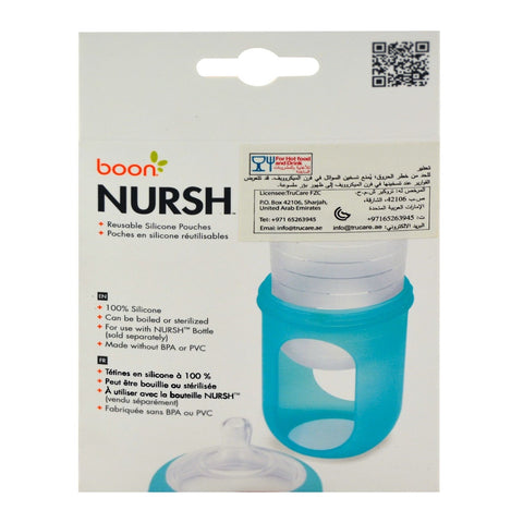 Boon Nursh Reusable Silicone Pouch Bottle 4oz