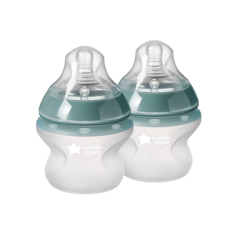 Tommee Tippee Closer To Nature Silicone Baby Bottle 5Oz, Pack Of 2 – Belly  & Baby