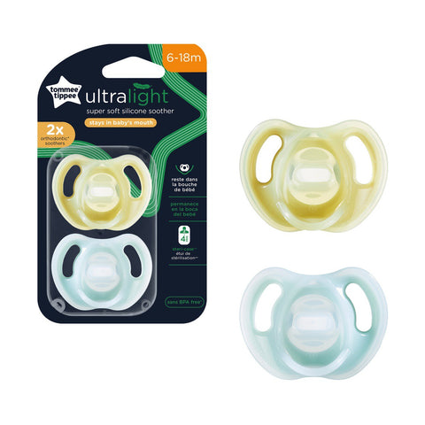 Ultra-light silicone pacifier